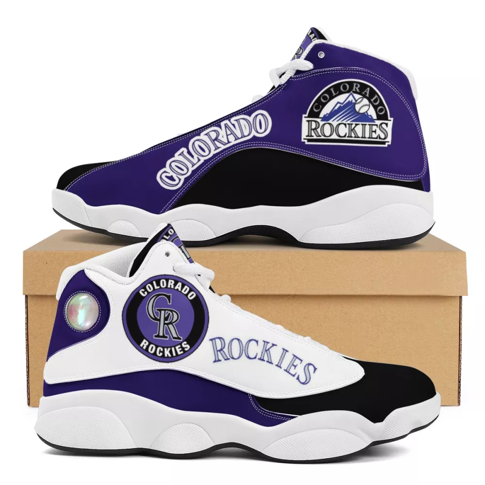 Women's Colorado Rockies Limited Edition AJ13 Sneakers 001
